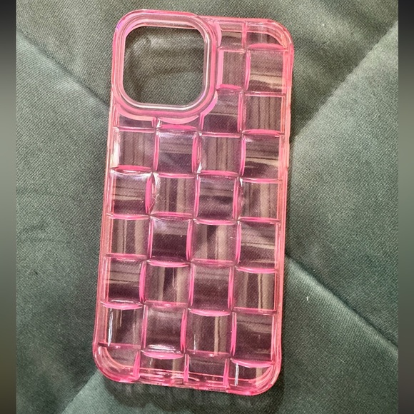NEW transparent pink iPhone 13 Pro Max case - Picture 2 of 8